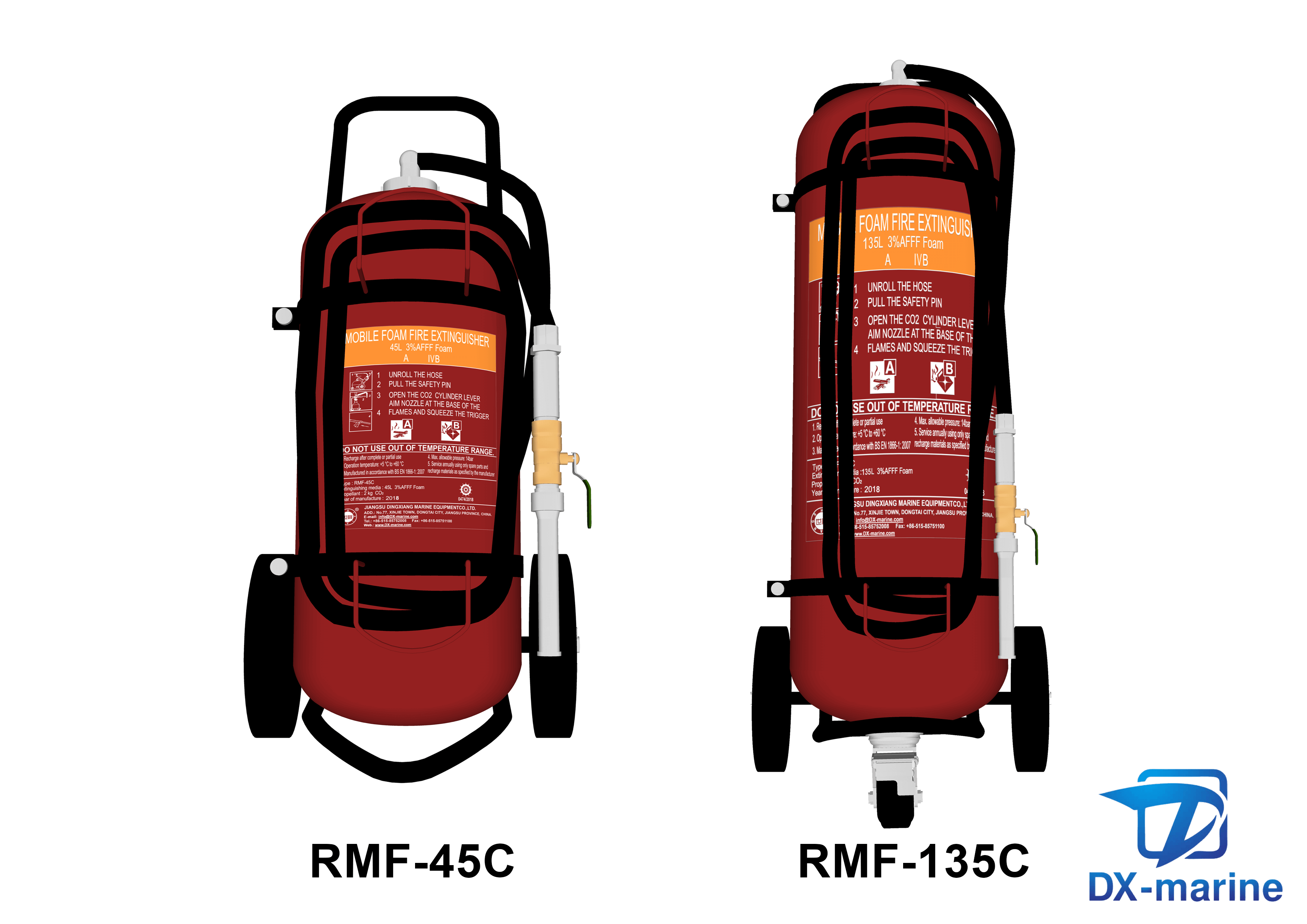 Mobile AFFF Foam Fire Extinguishers